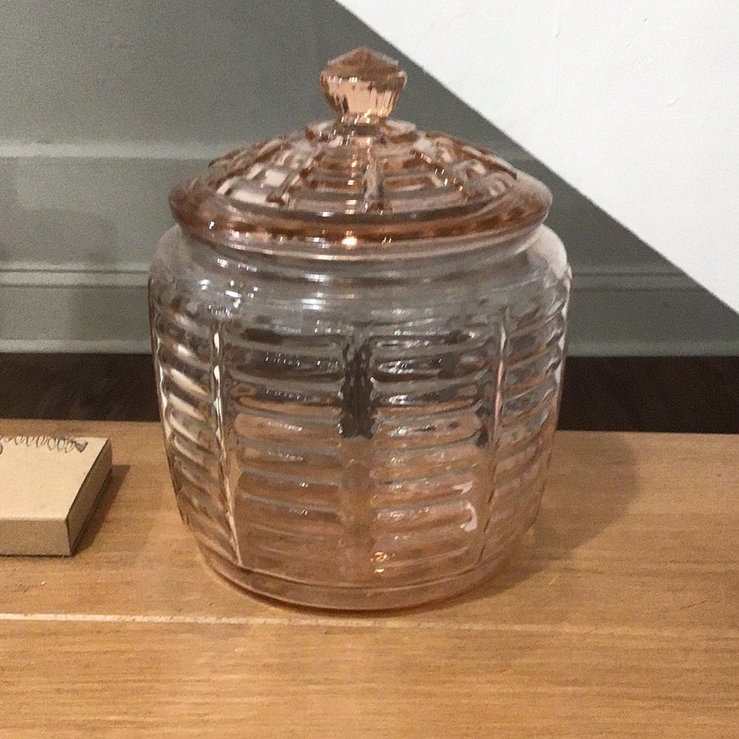 Small Glass Cookie Jar