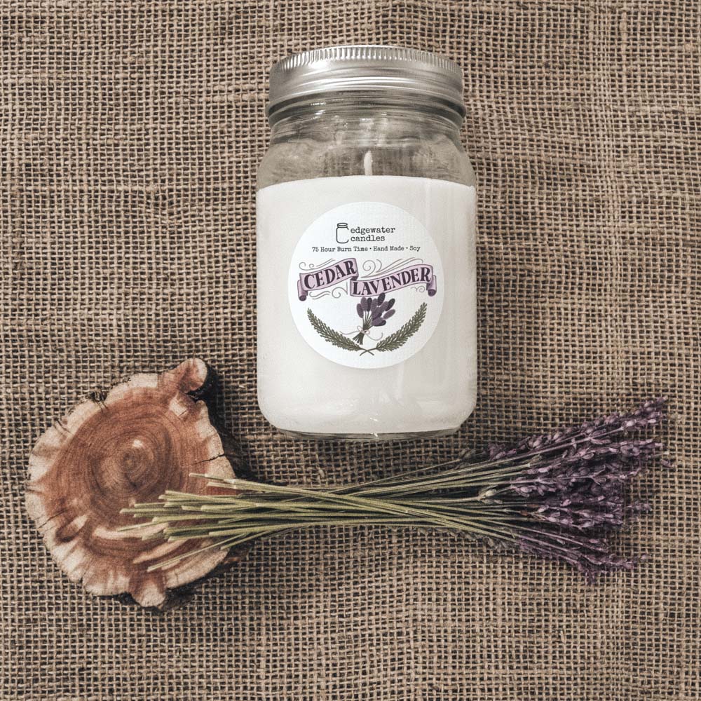 Edgewater Cedar Lavender Candle