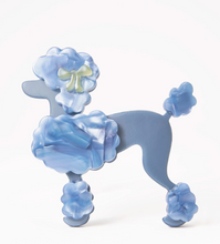 Load image into Gallery viewer, Hazel The Blue Poodle Hair Pin
