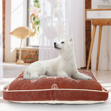Load image into Gallery viewer, Mandala Stonewash Pillow Pet Bed with Removable Cover
